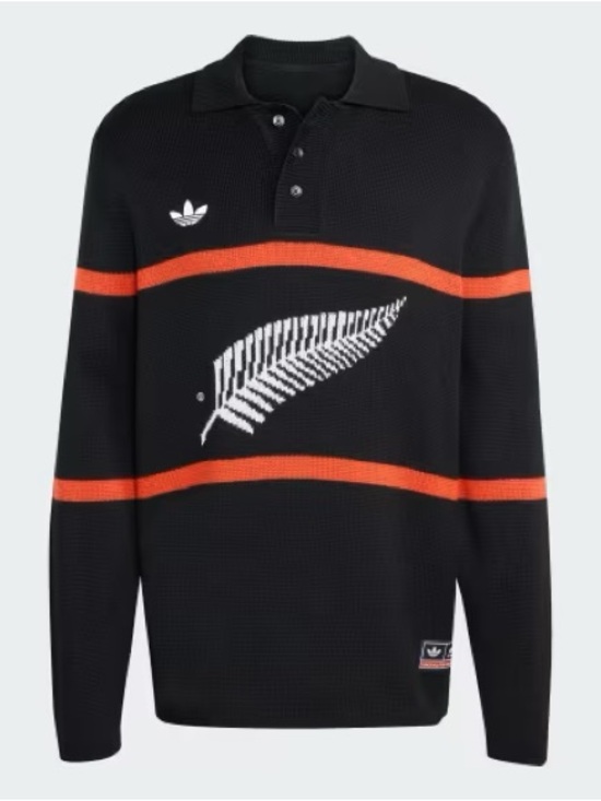 adidas Other - ADIDAS ORIGINALS & ALL BLACKS KNITTED POLO